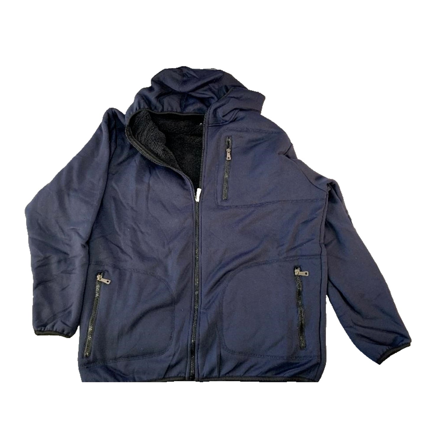 Blu Rock New York Sherpa Hoodie Jacket