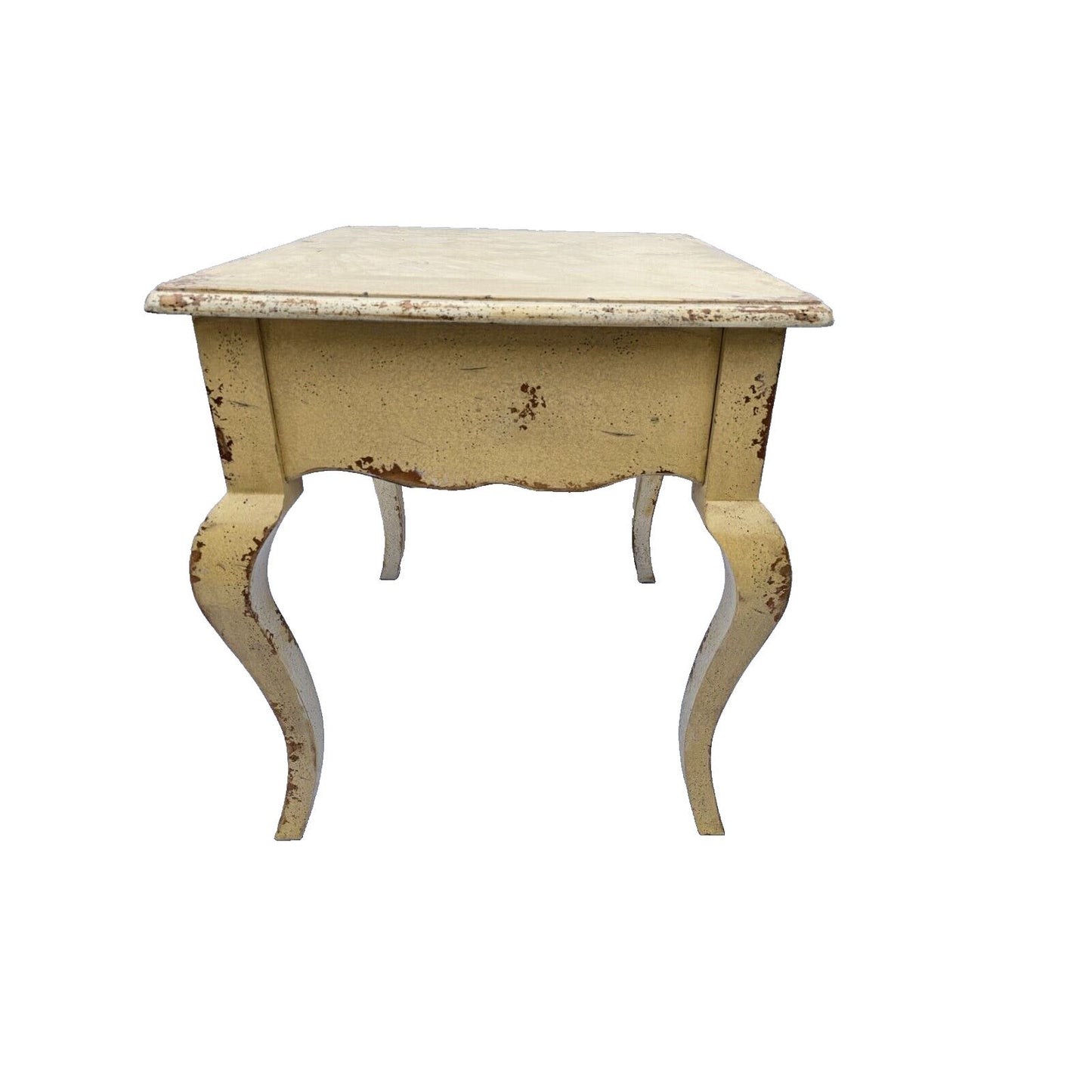 Habersham French Side Table with Drawer Distressed Finish
