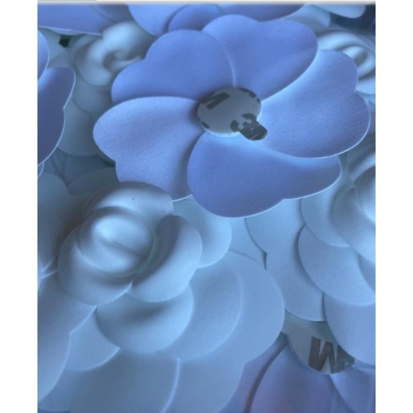 Off-White Camellias Stickers Elegant Floral Designs