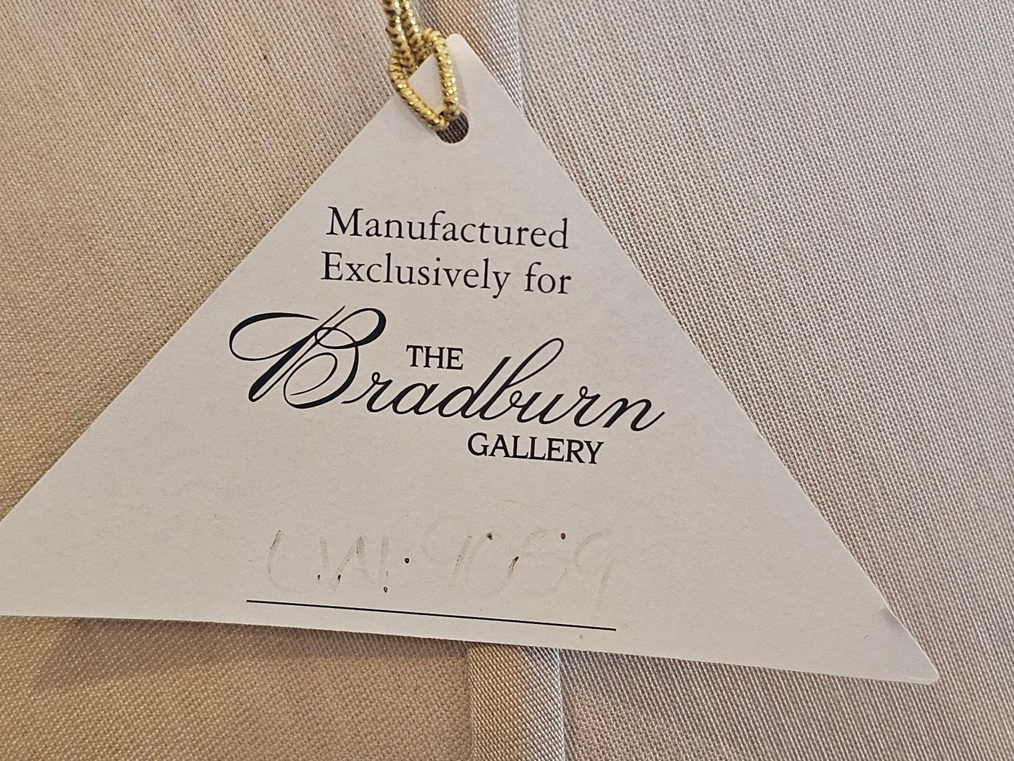 Bradburn Gallery Hand Painted Rosewood Lamps Pair