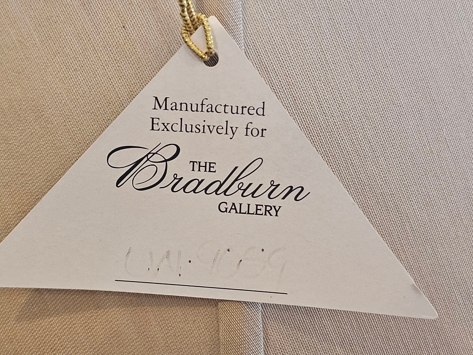 Bradburn Gallery Hand Painted Rosewood Lamps Pair