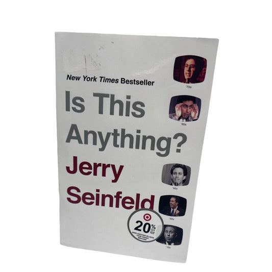 Is This Anything? - by Jerry Seinfeld - 2021 Trade Paperback Book