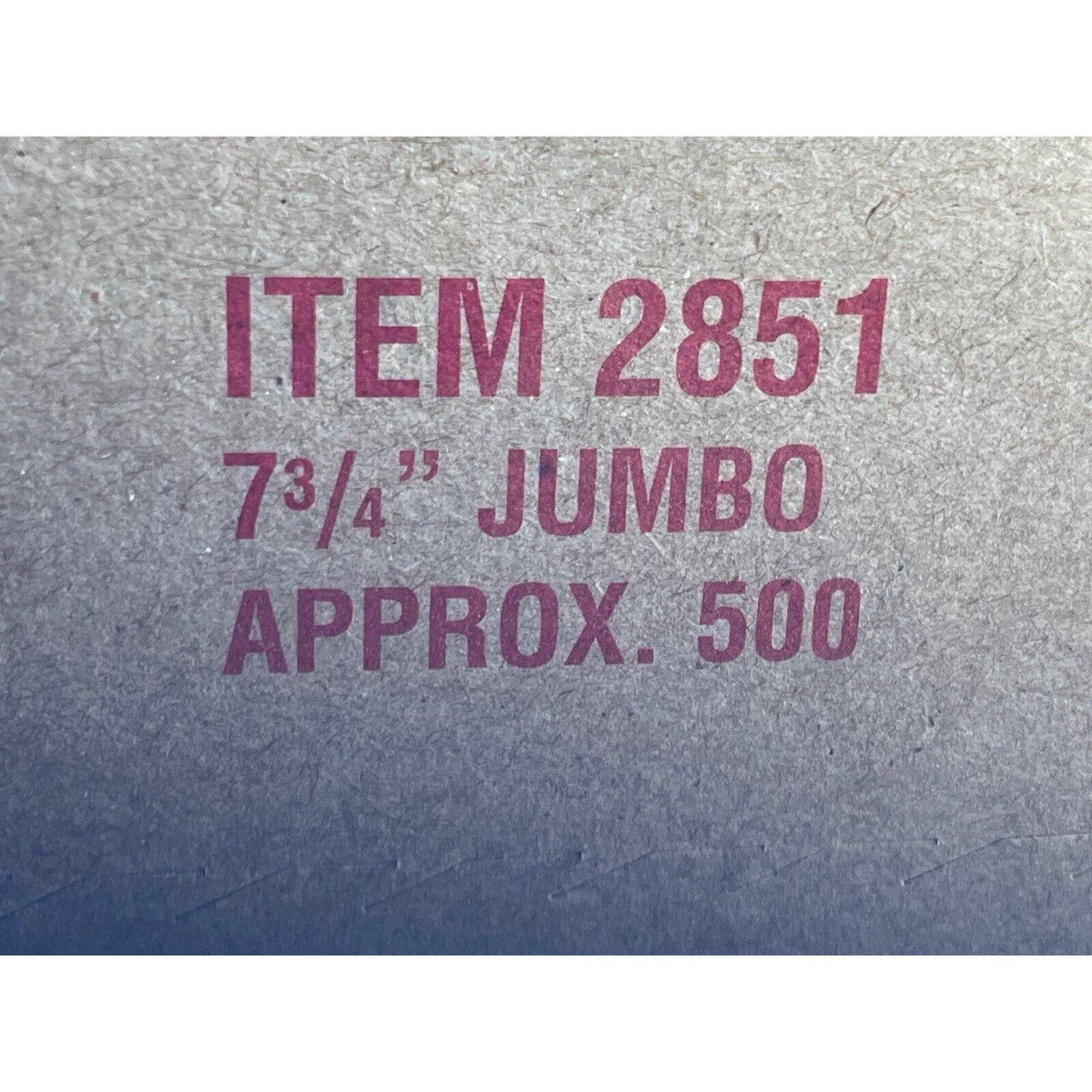 Box of 500 Cardinal 7 3/4" Jumbo Plastic Drinking Straws