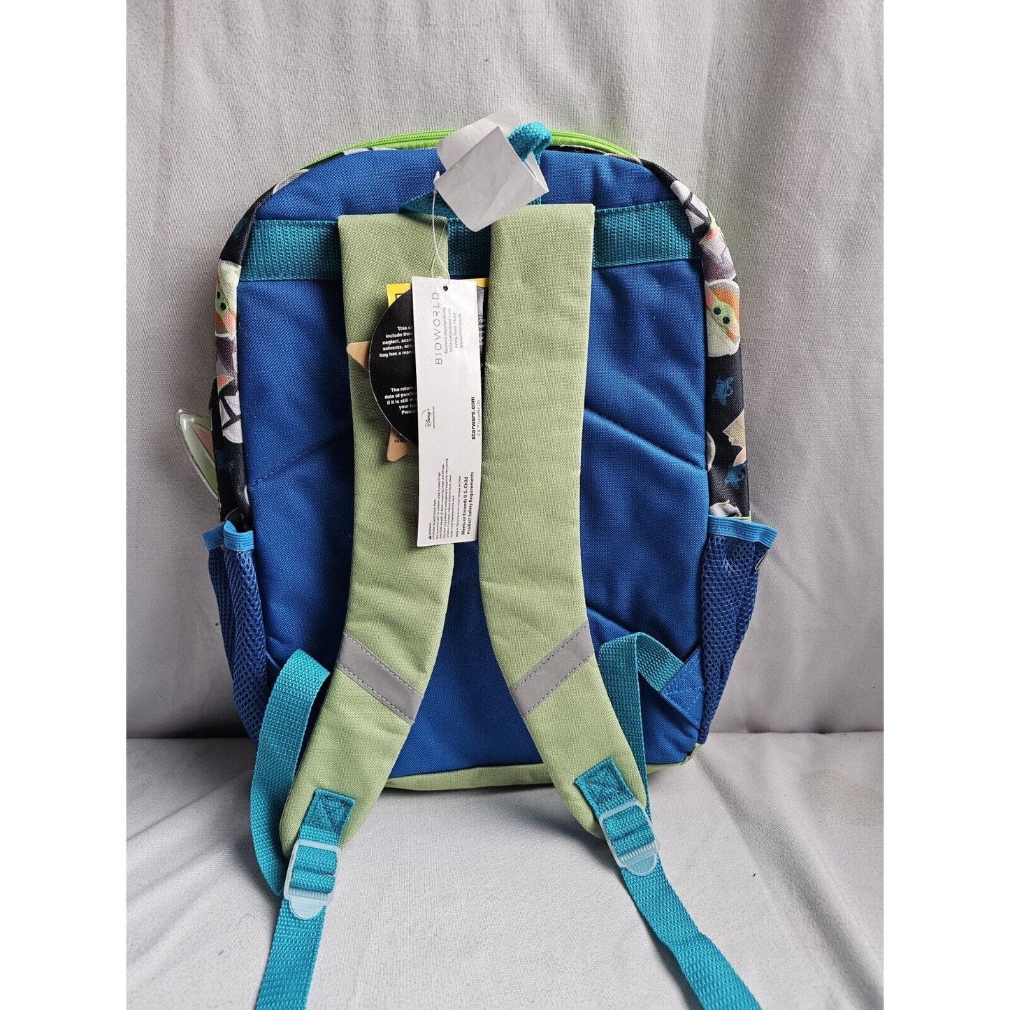 NWT Disney Star Wars Mandalorian Baby Yoda Grogu Kids Wait for Me 16" Backpack