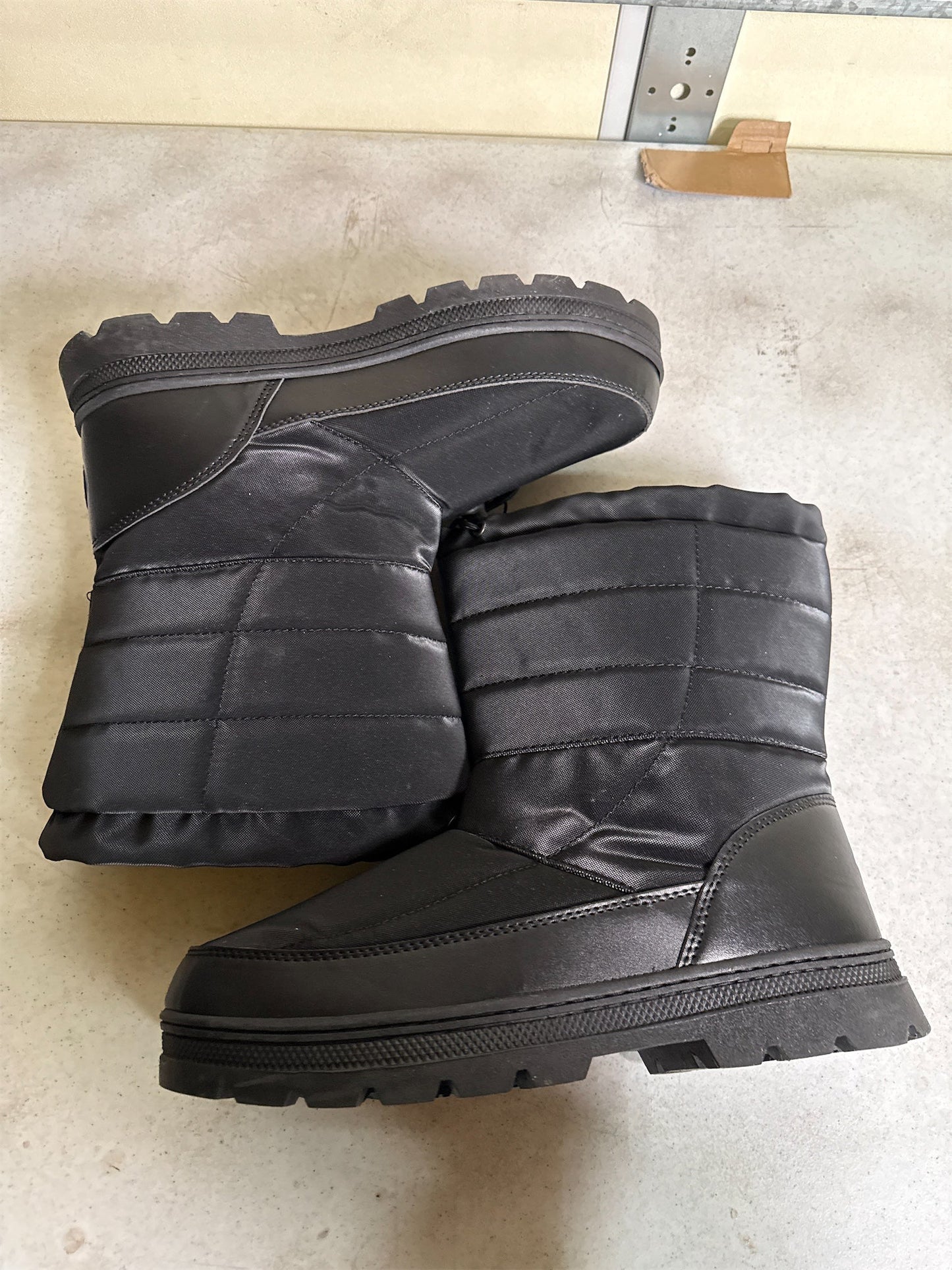 Rugged Exposure Men's Ziggy II 10" Winter Boots - Black, Size 10