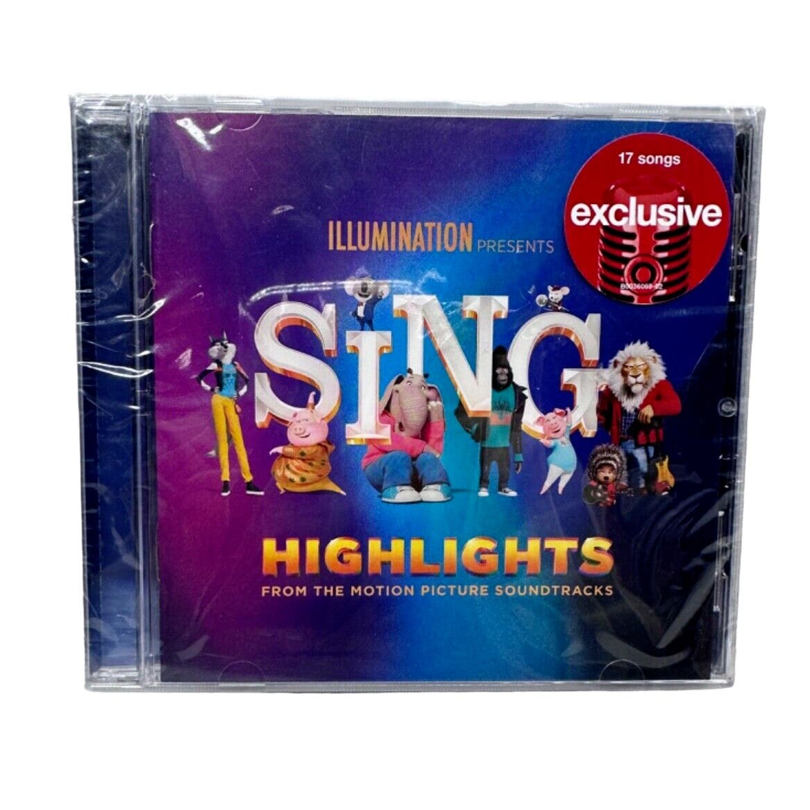 SING! Highlights Music CD, with Bonus Tracks, by Various Artists, Illumination