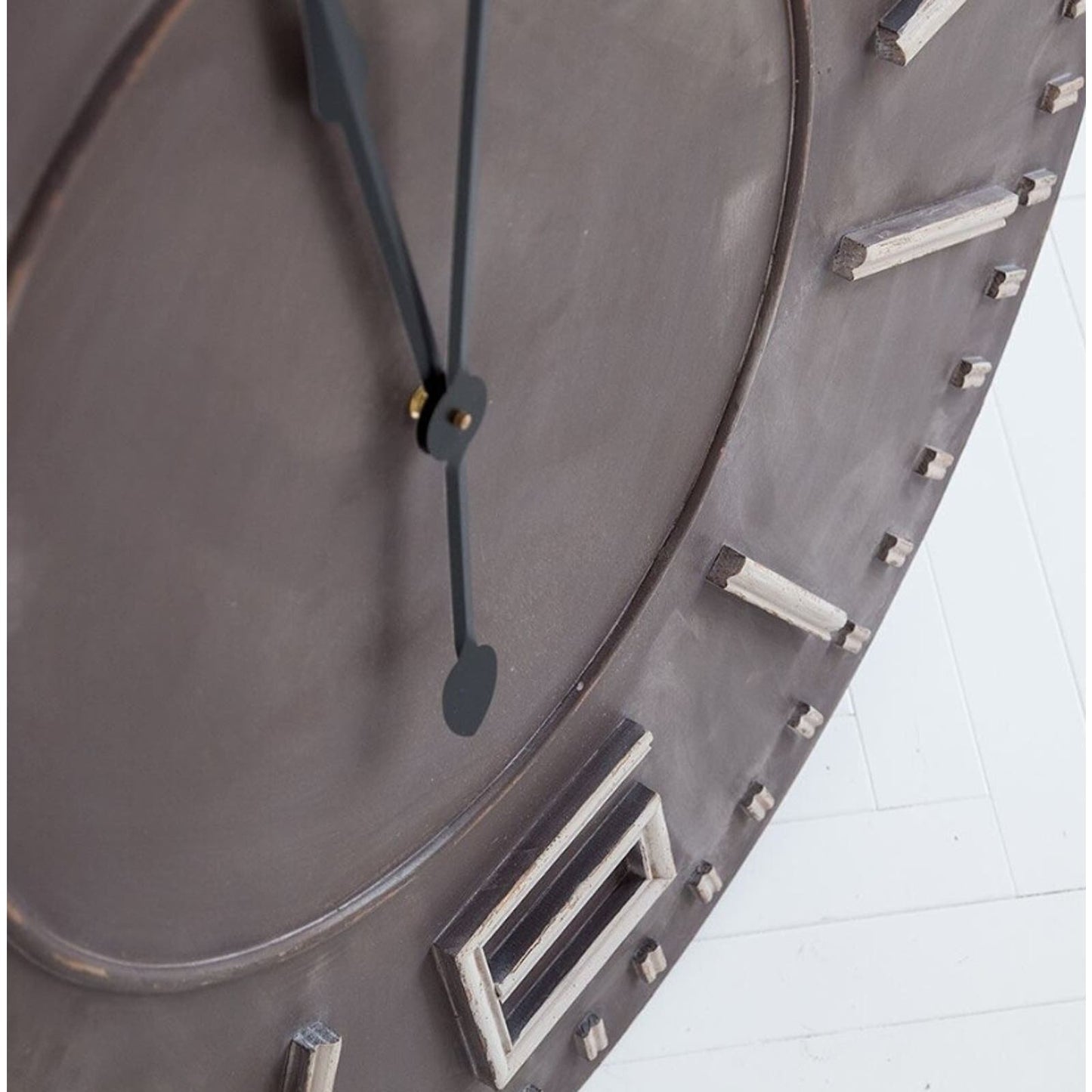 Mercana Devonshire Round Wall Clock Dark Brown
