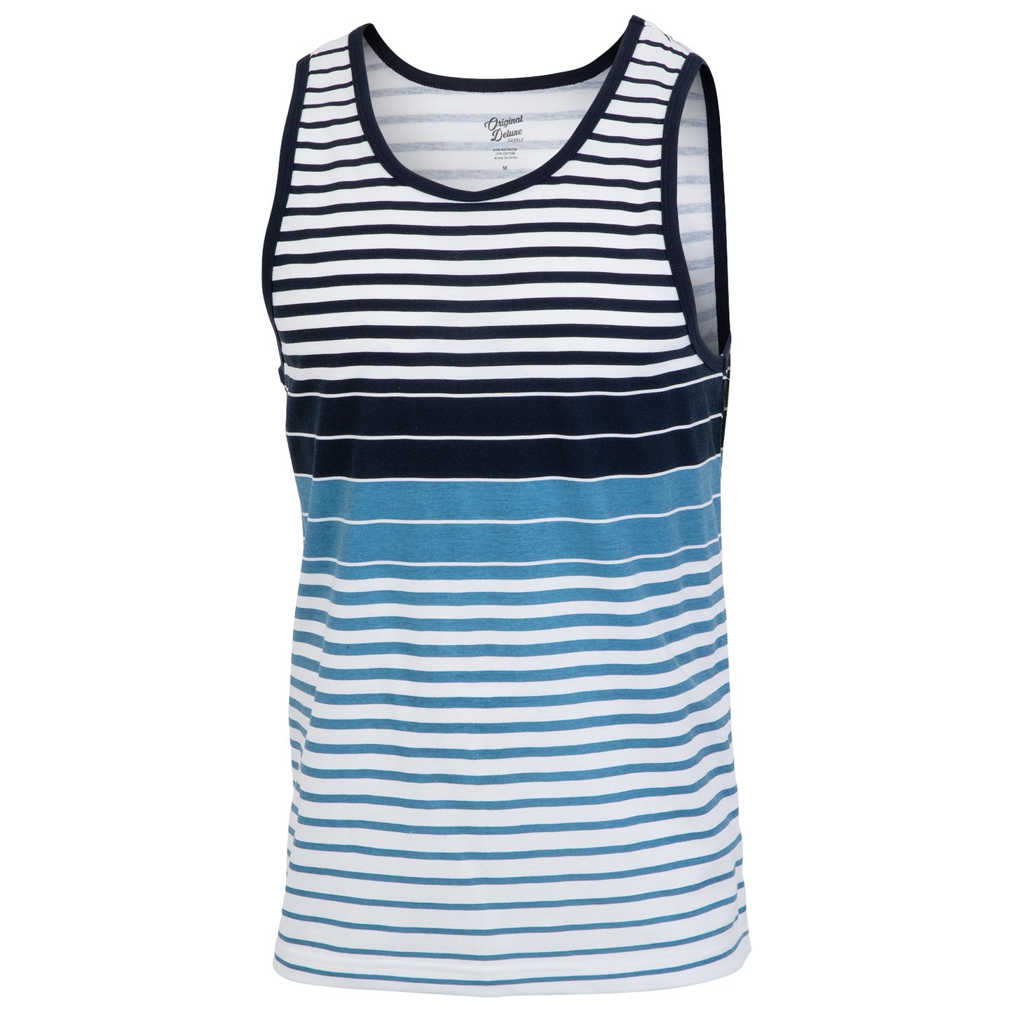 Original Deluxe Men's Multi-Stripe Tank Top - Medium