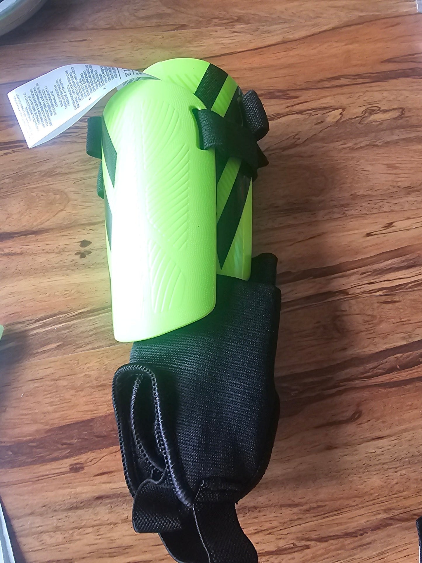 Adidas Youth Tiro Match Soccer Shin Guards - Lucid Lemon/Black