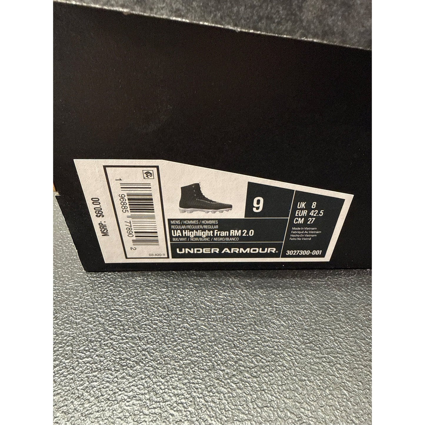 Under Armour Men's Highlight Franchise 2.0 RM Football Cleats 9