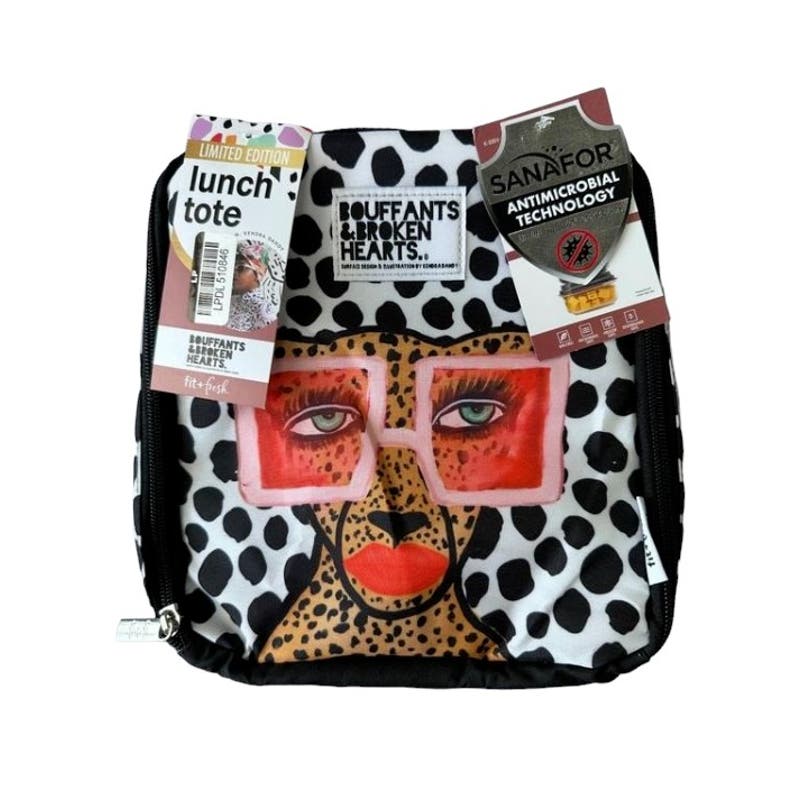 Fit & Fresh Bouffant & Broken Hearts Lunch Tote