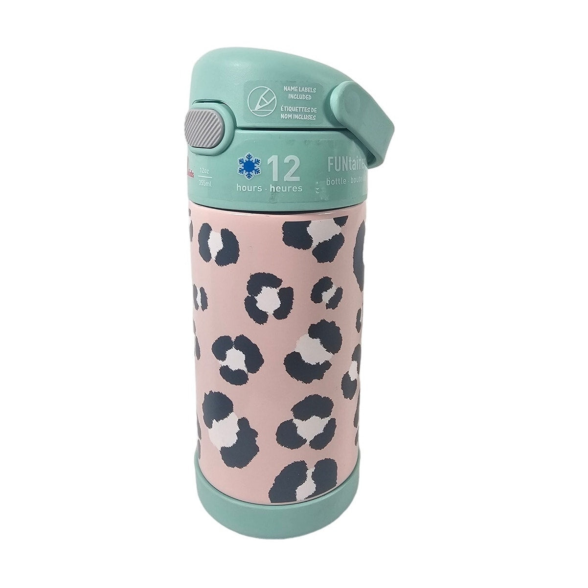 Thermos 12oz Funtainer Water Bottle- Animal Print