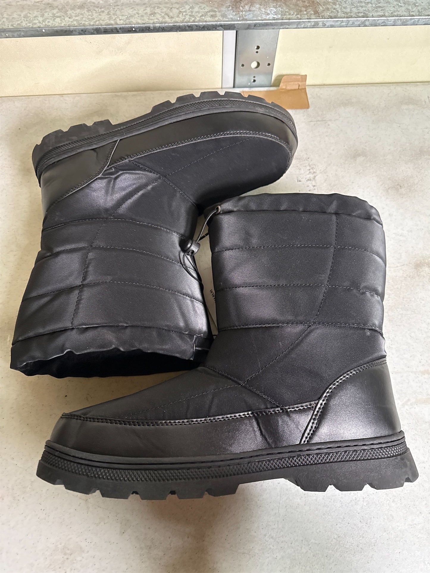 Rugged Exposure Ziggy II Men's 10-Inch Winter Boots - Black, Size 11