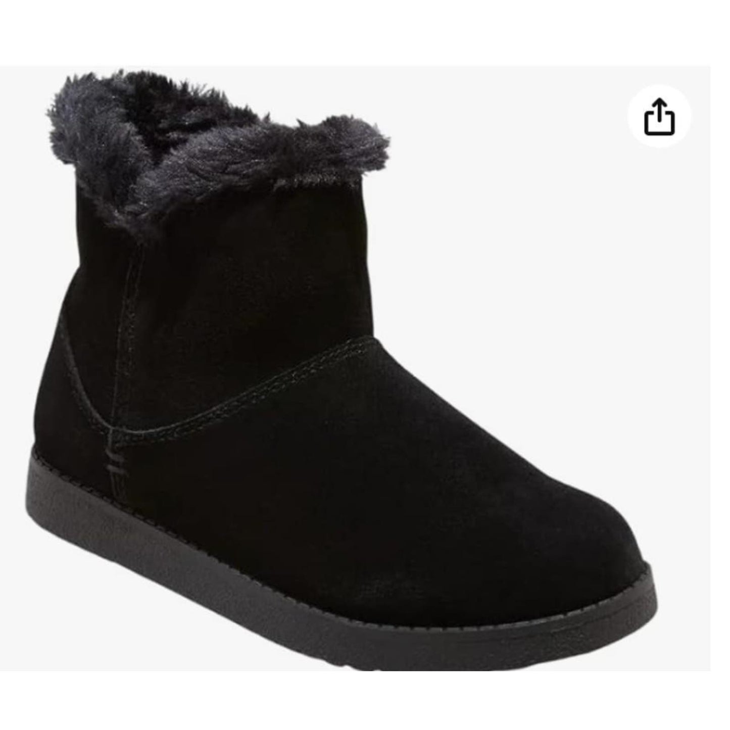 Universal Thread Women's Black Short Style Boots, Size 6