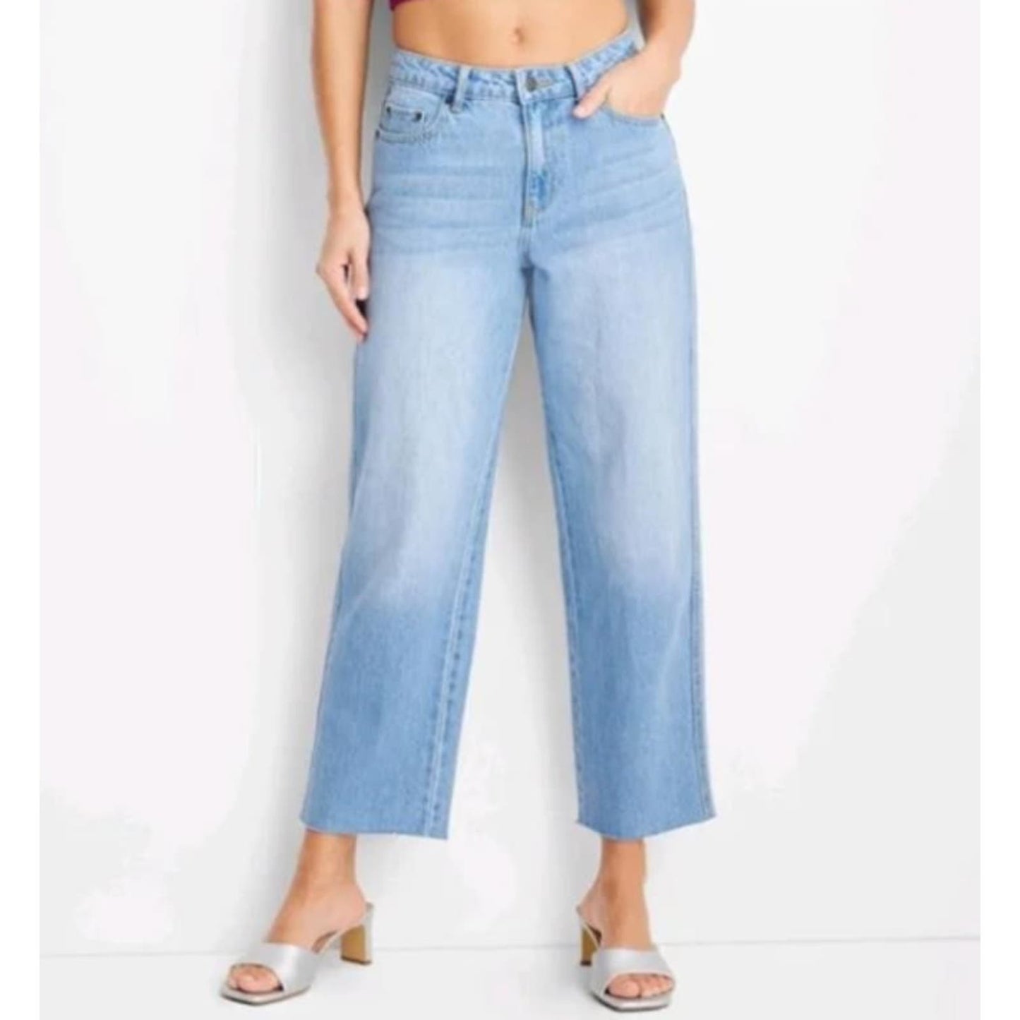 Gabriella Karefa - Johnson Womens High-Rise Straight Leg Denim Jeans, Size 10