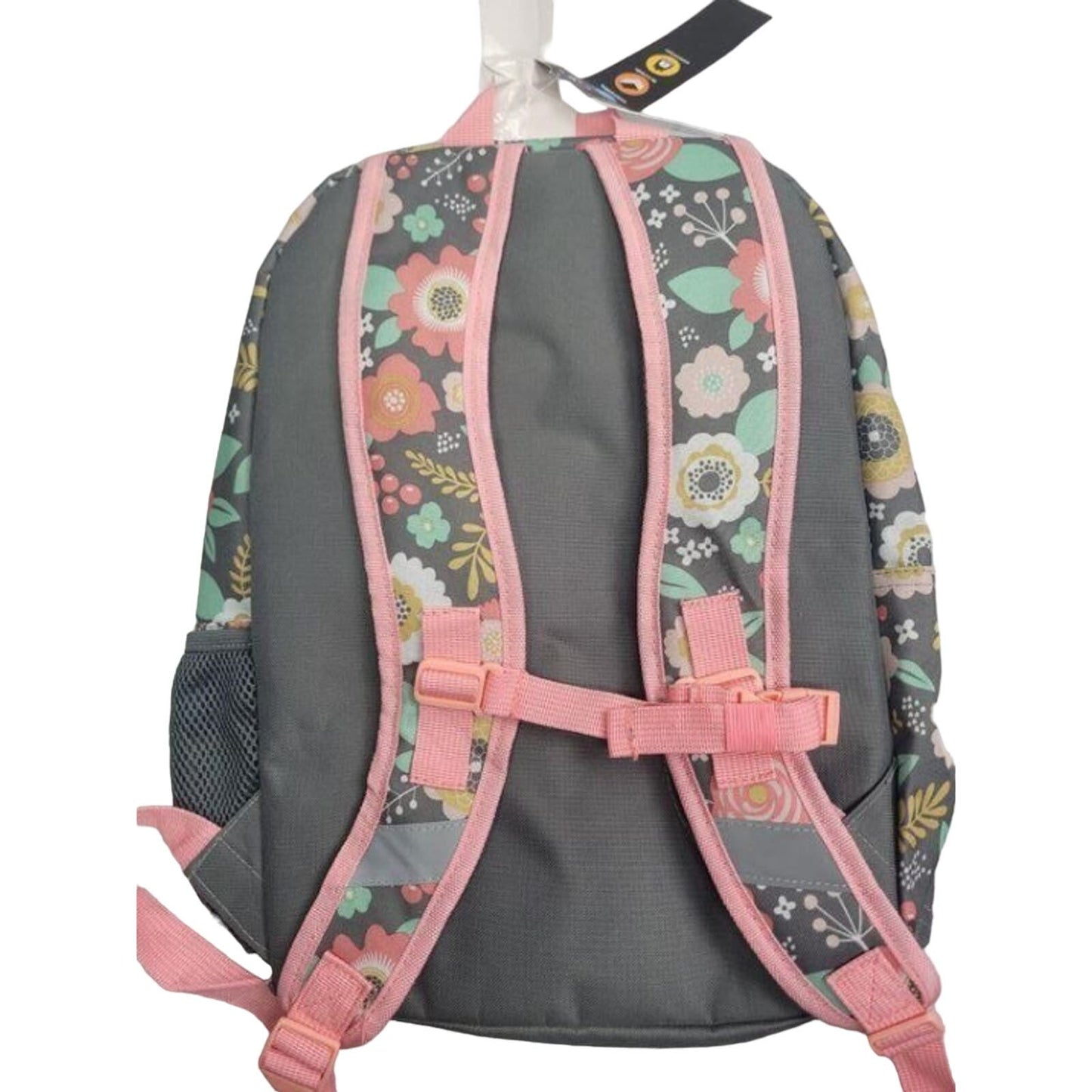 Crckt Kids' 16.5" Backpack, Gray Floral Print