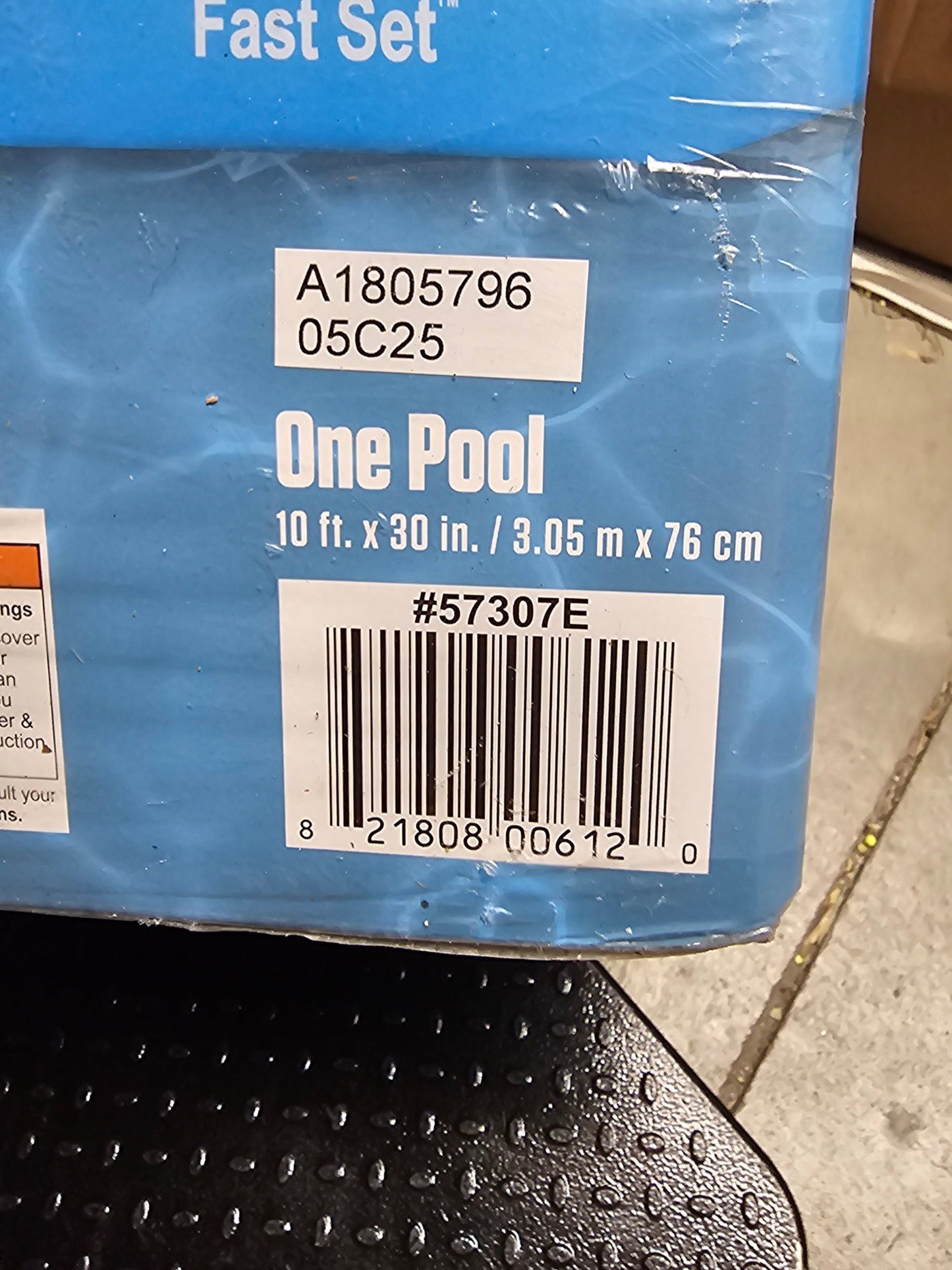 Bestway 10' x 30" Fast Set Round Inflatable Swimming Pool - Blue