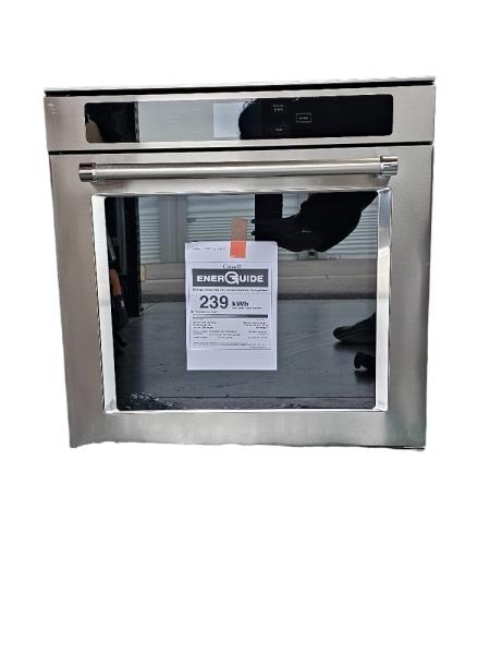 KitchenAid - 24" Built-In Electric Convection Double Wall Oven w/WiFi - Stainless Steel