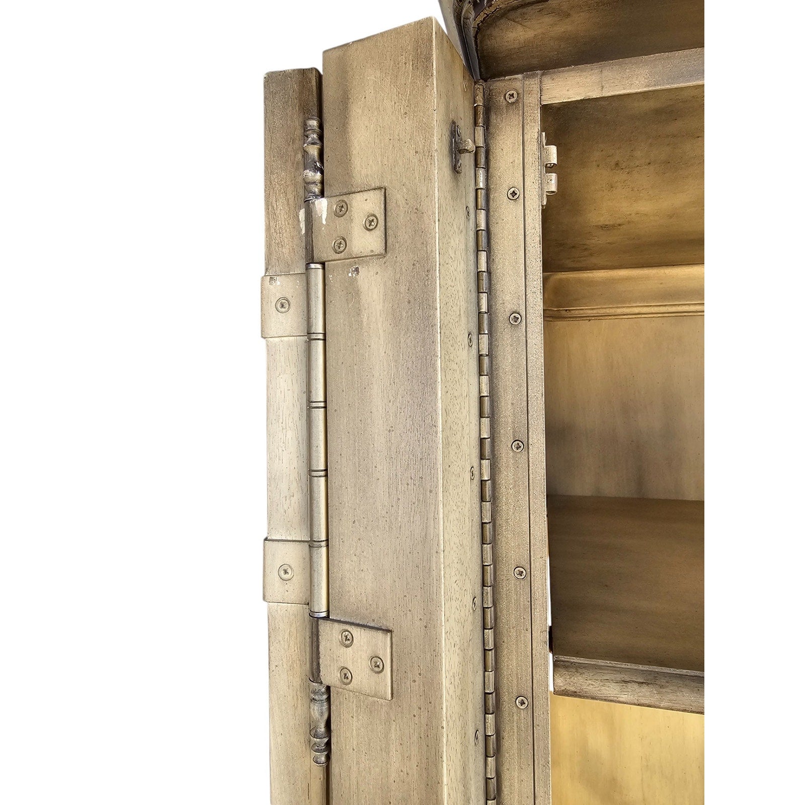 Vintage Hickory Chair Armoire Hutch Cabinet | Stretch Your Dollar