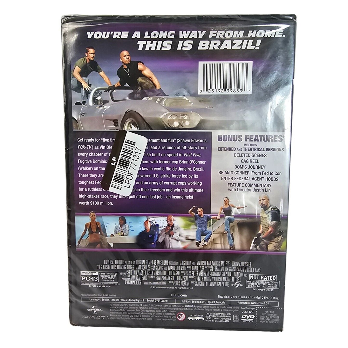 Fast Five (DVD) Sealed