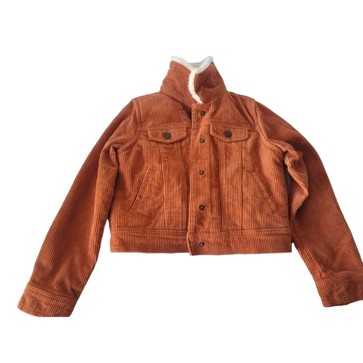 Cat & Jack Girls Corduroy Sherpa Lined Jacket, Size S