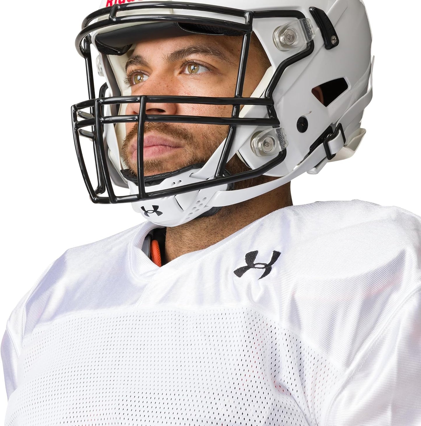 Under Armour Spotlight Youth Football Helmet Chin Strap - White