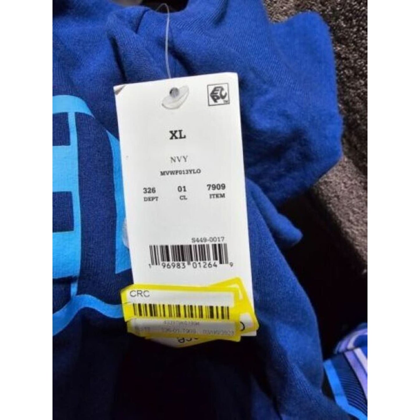 Navy Blue Boys' Marvel Black Panther Fleece Sweatshirt XL