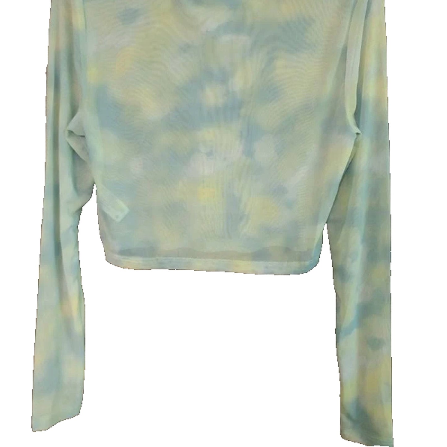 Future Collective Womens Mesh Green Crop Top, Size 2XL