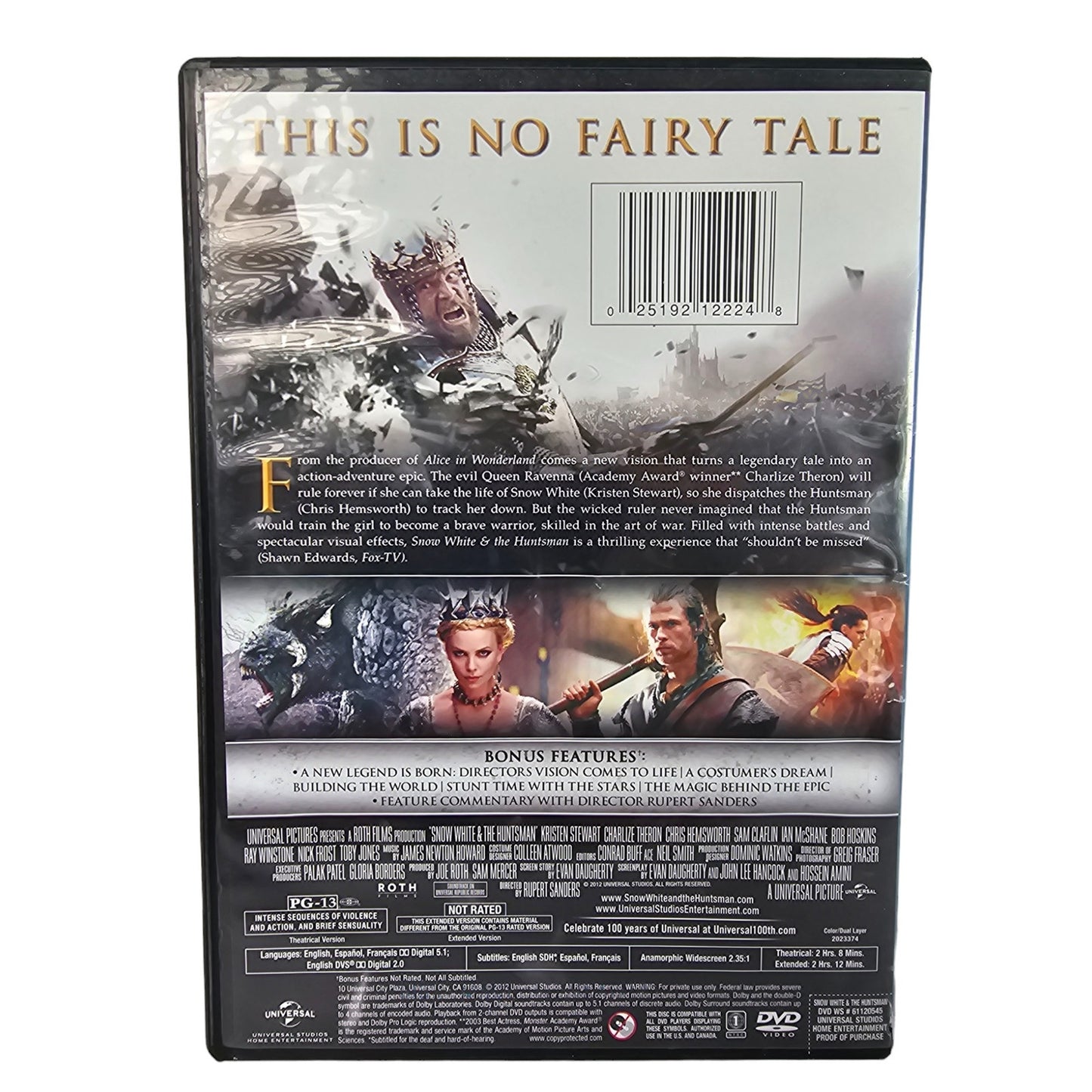 Snow White & The Huntsman DVD