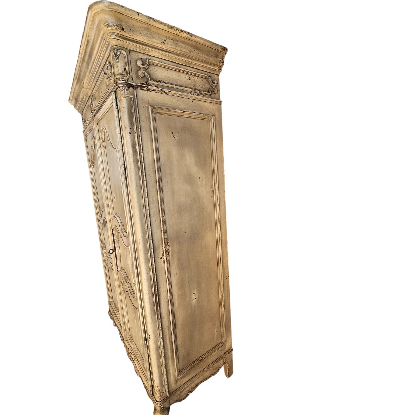 Vintage Hickory Chair Armoire Hutch Cabinet | Stretch Your Dollar