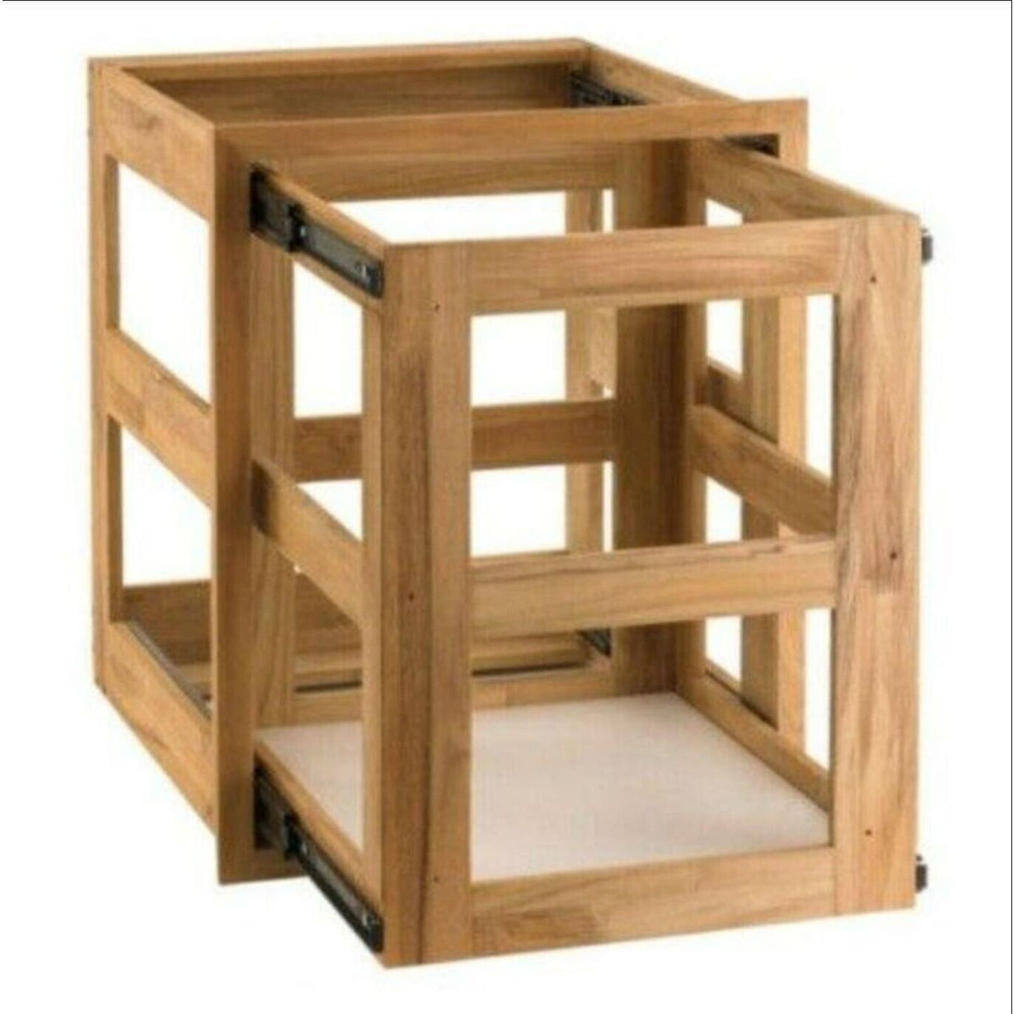 18-inch Extra Large LP Tank Waste Can Pullout in Pacific Teak