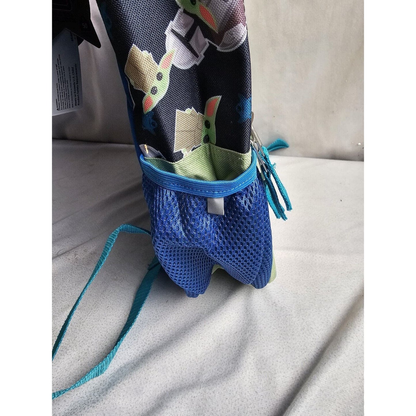 NWT Disney Star Wars Mandalorian Baby Yoda Grogu Kids Wait for Me 16" Backpack