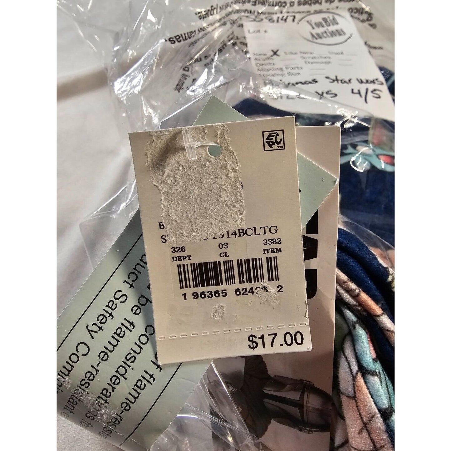 Star Wars Pajamas Size XS 4/5