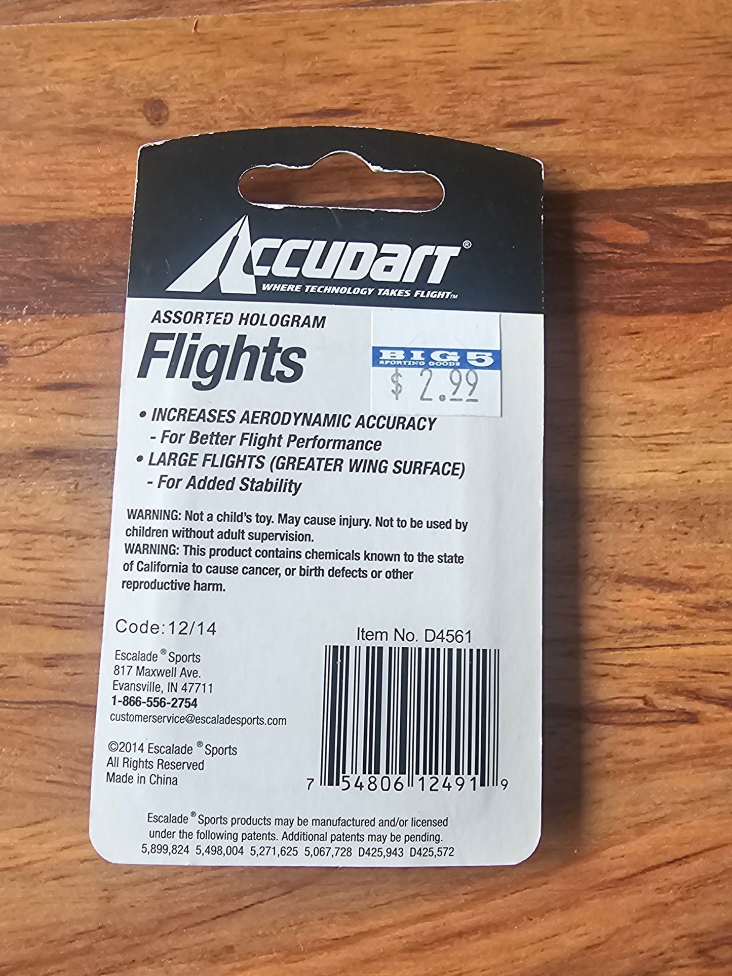 Accudart D4561 Hologram Dart Flights - Multi-Color, One Size