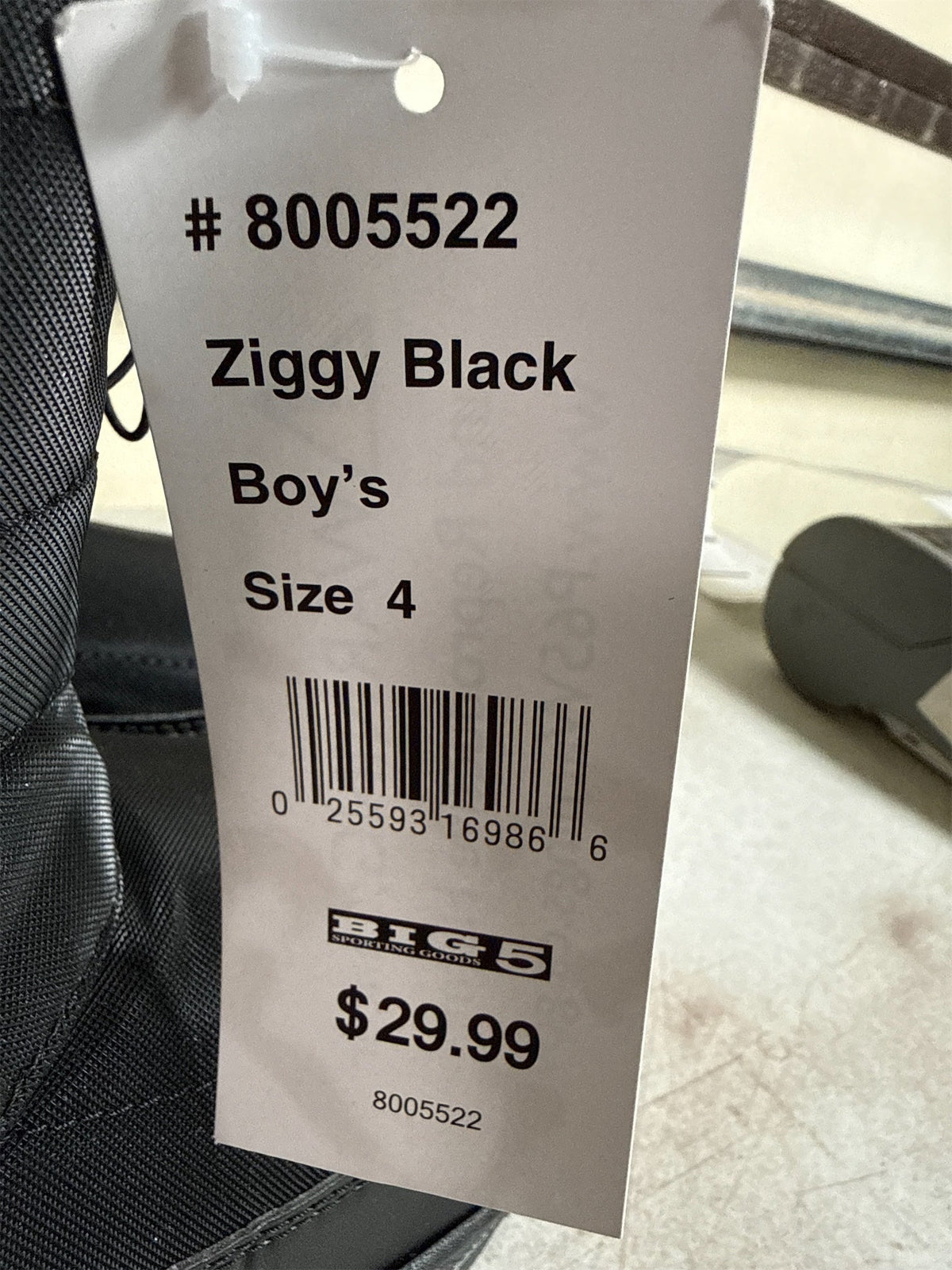 Rugged Exposure Ziggy II Junior Winter Boots - Black, Size 4