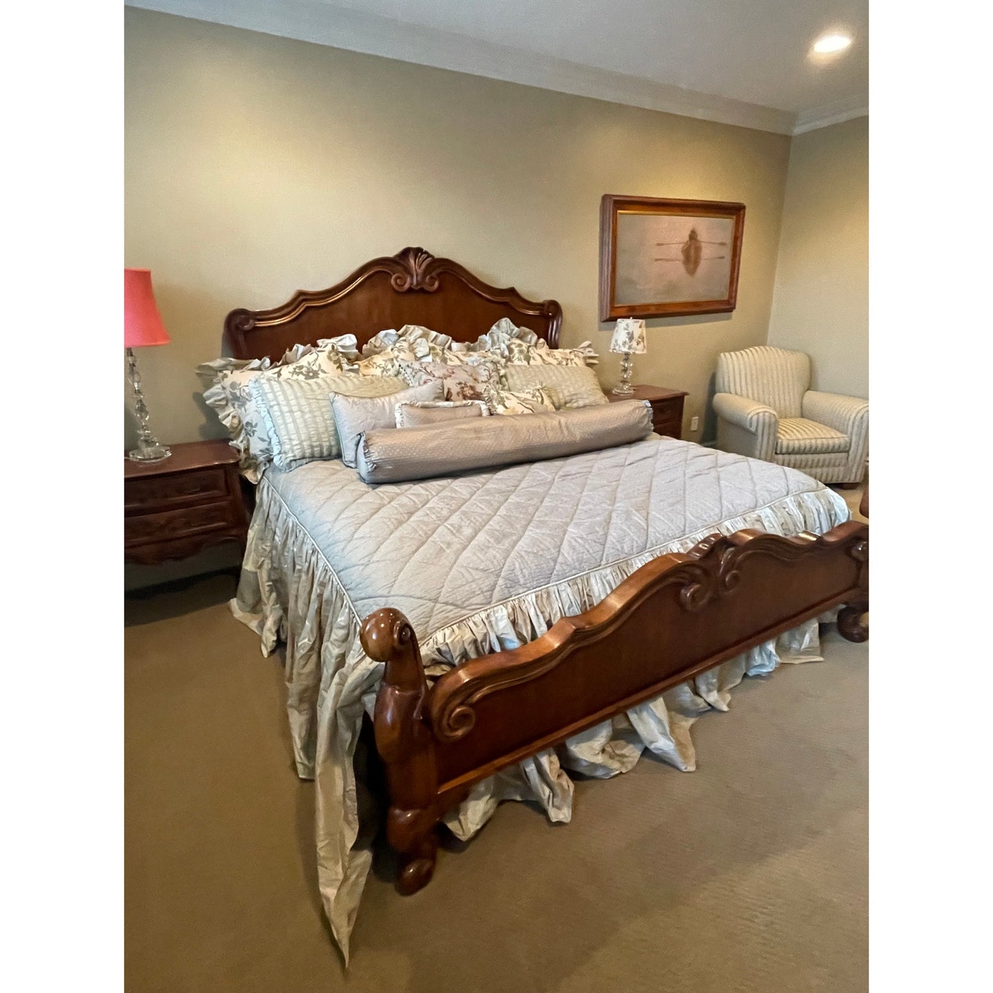 Hickory Chair Wood King Bed Set | Stretch Your Dollar