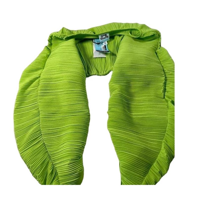 Future Collective Lime Green Long Sleeved Crop Top S