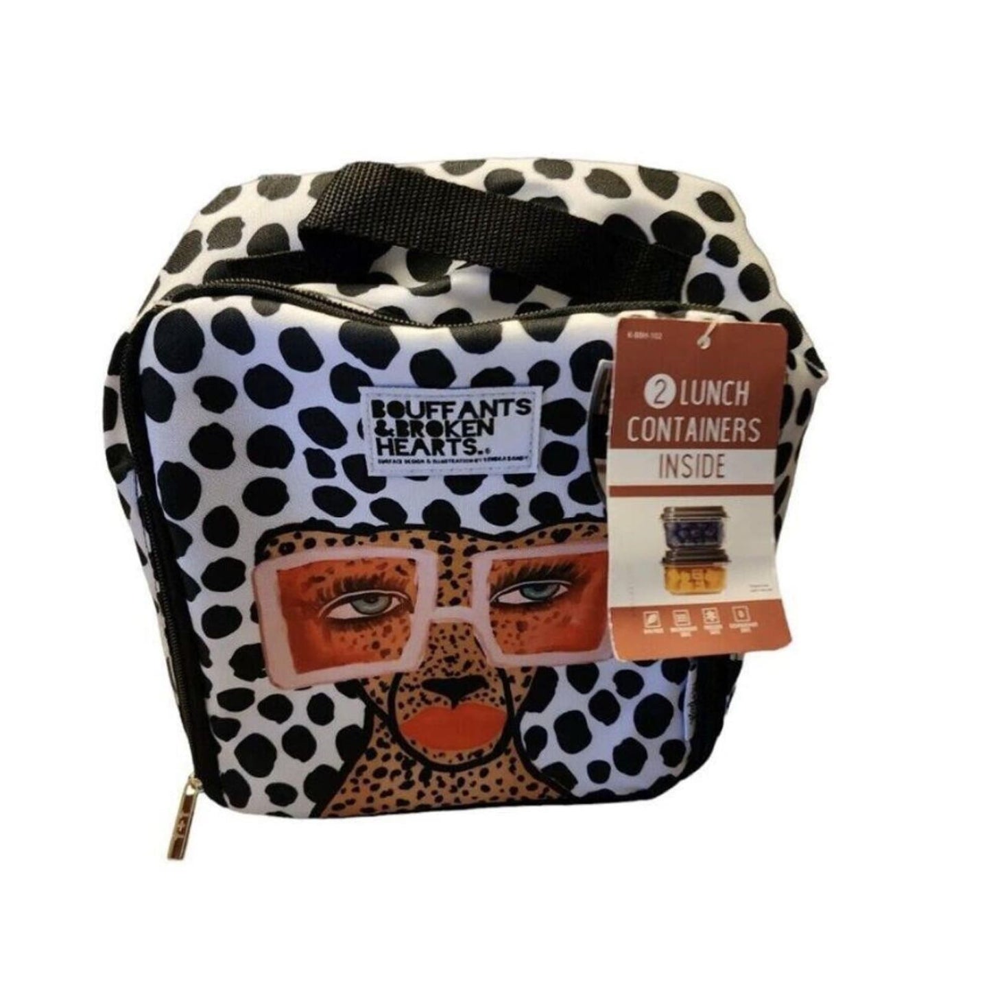 Fit & Fresh Bouffant & Broken Hearts Lunch Tote