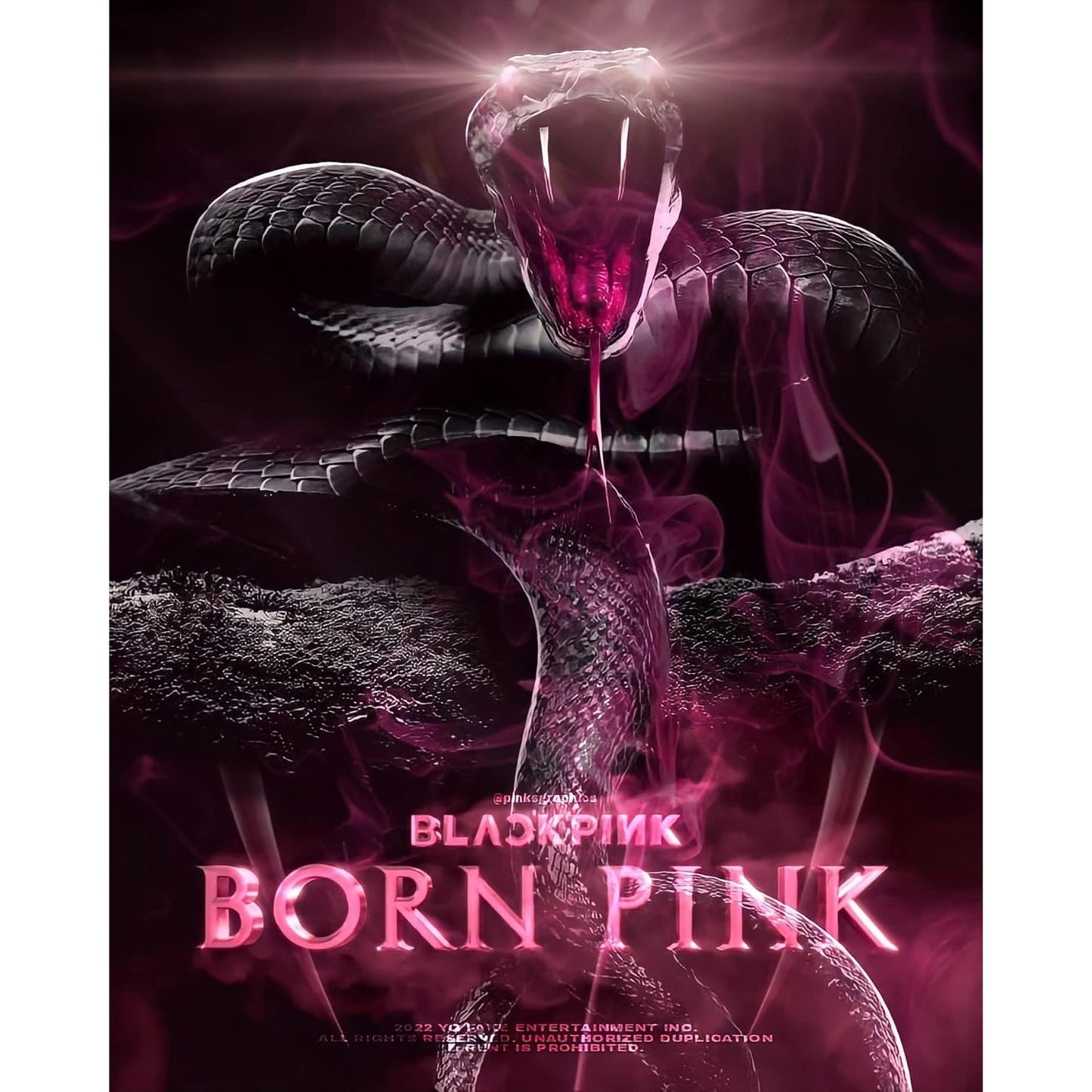 BORN PINK by BLACKPINK CD Boxset Version B / Black, Korean Pop K-Pop, Not Sealed