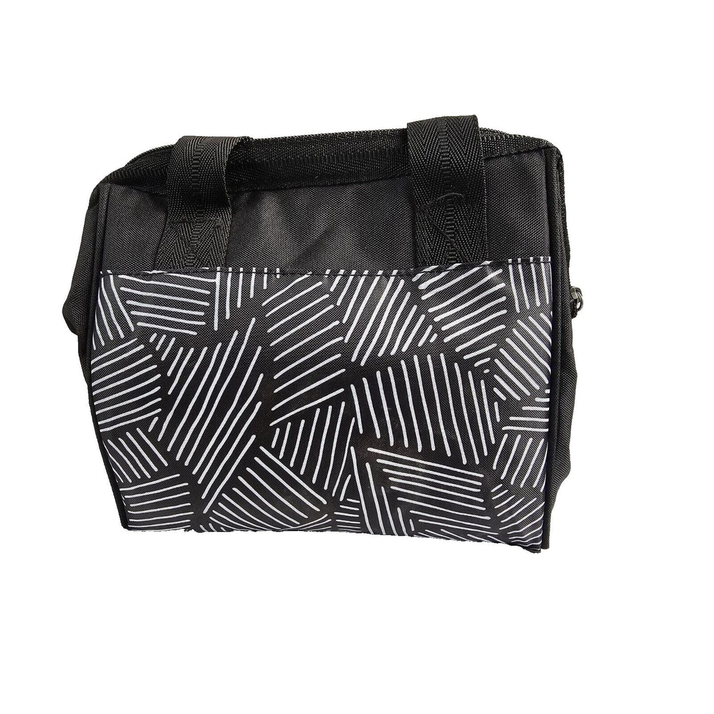 Igloo Print Essentials Leftover Lunch Tote with Pack Ins - Black