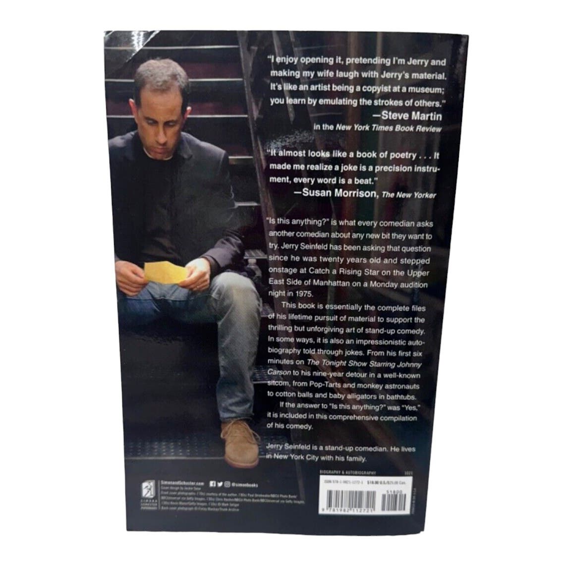 Is This Anything? - by Jerry Seinfeld - 2021 Trade Paperback Book
