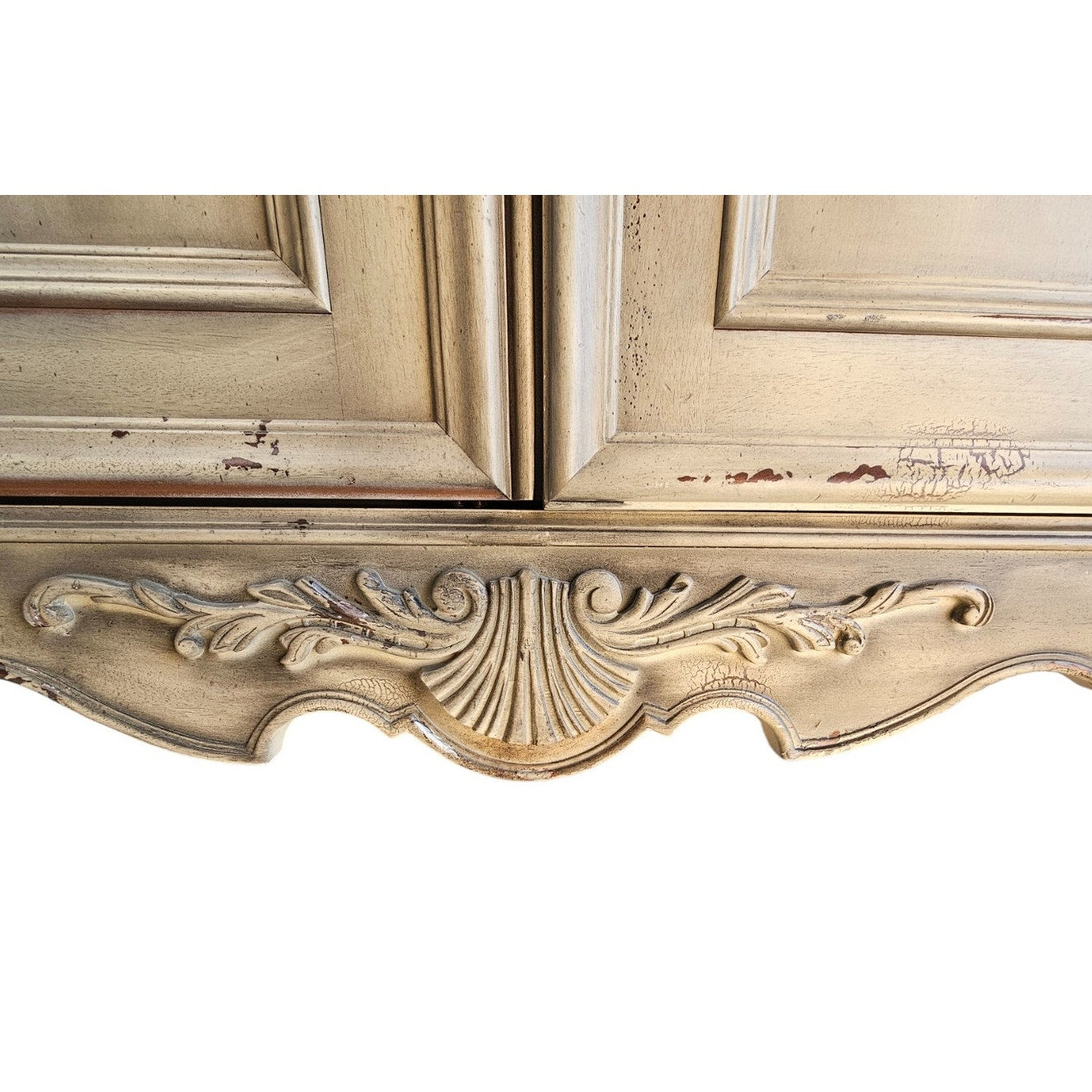 Vintage Hickory Chair Armoire Hutch Cabinet | Stretch Your Dollar