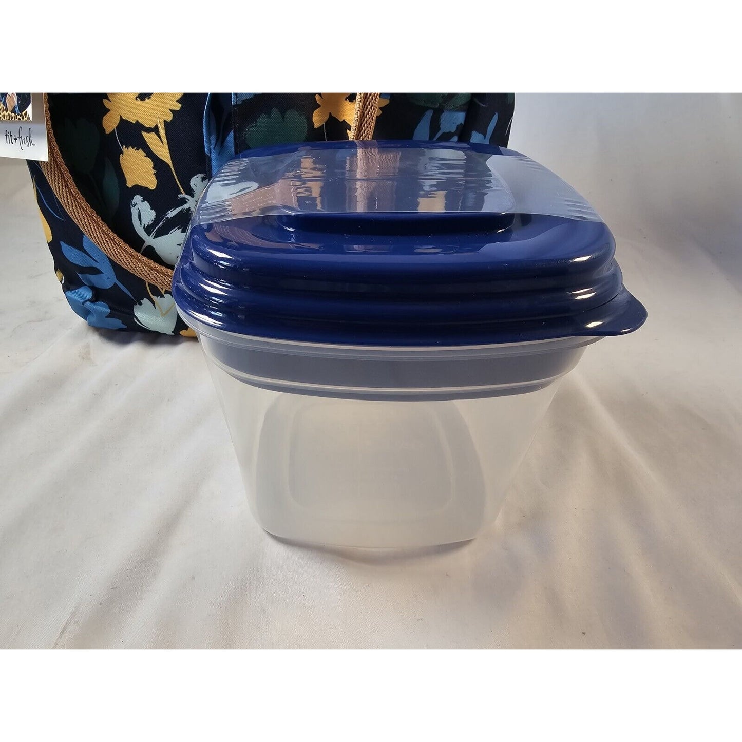 Fit & Fresh Summerton Lunch Tote with Salad Container - Blue