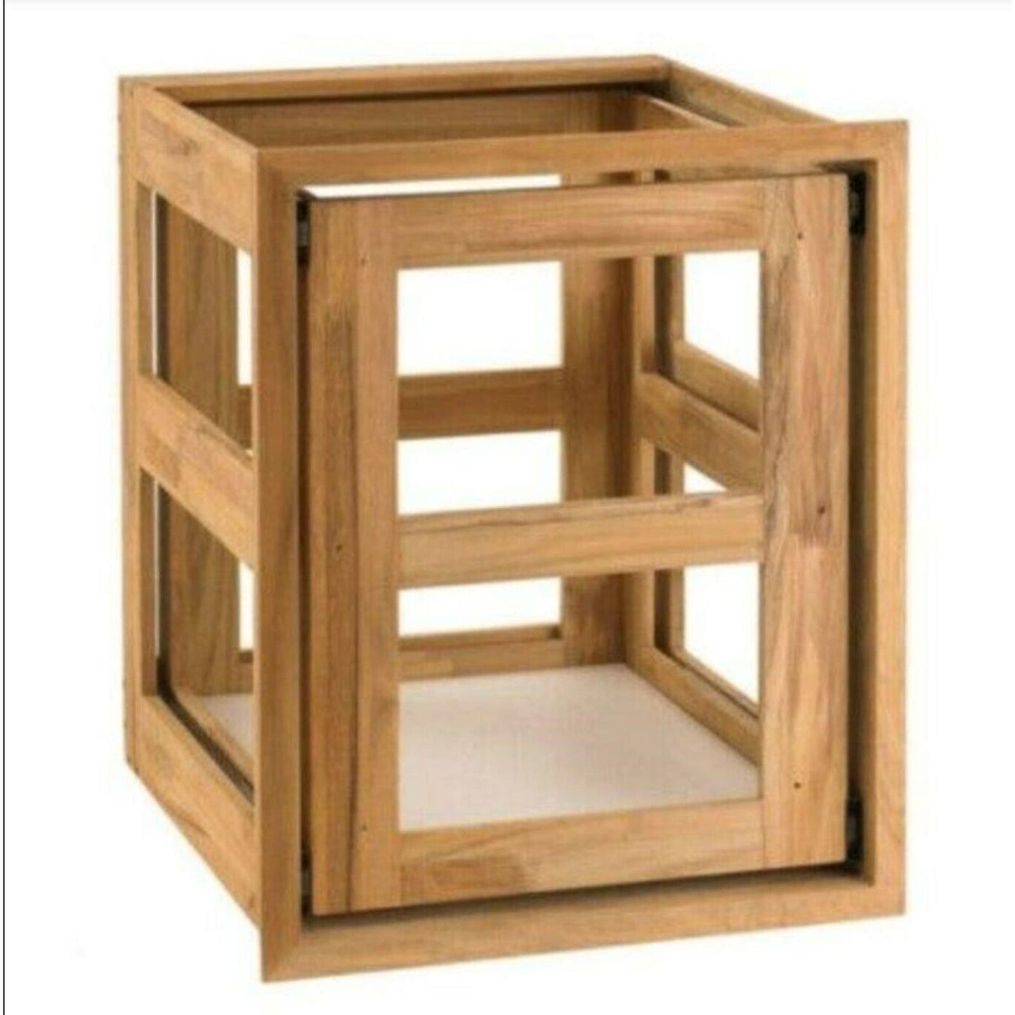 18-inch Extra Large LP Tank Waste Can Pullout in Pacific Teak