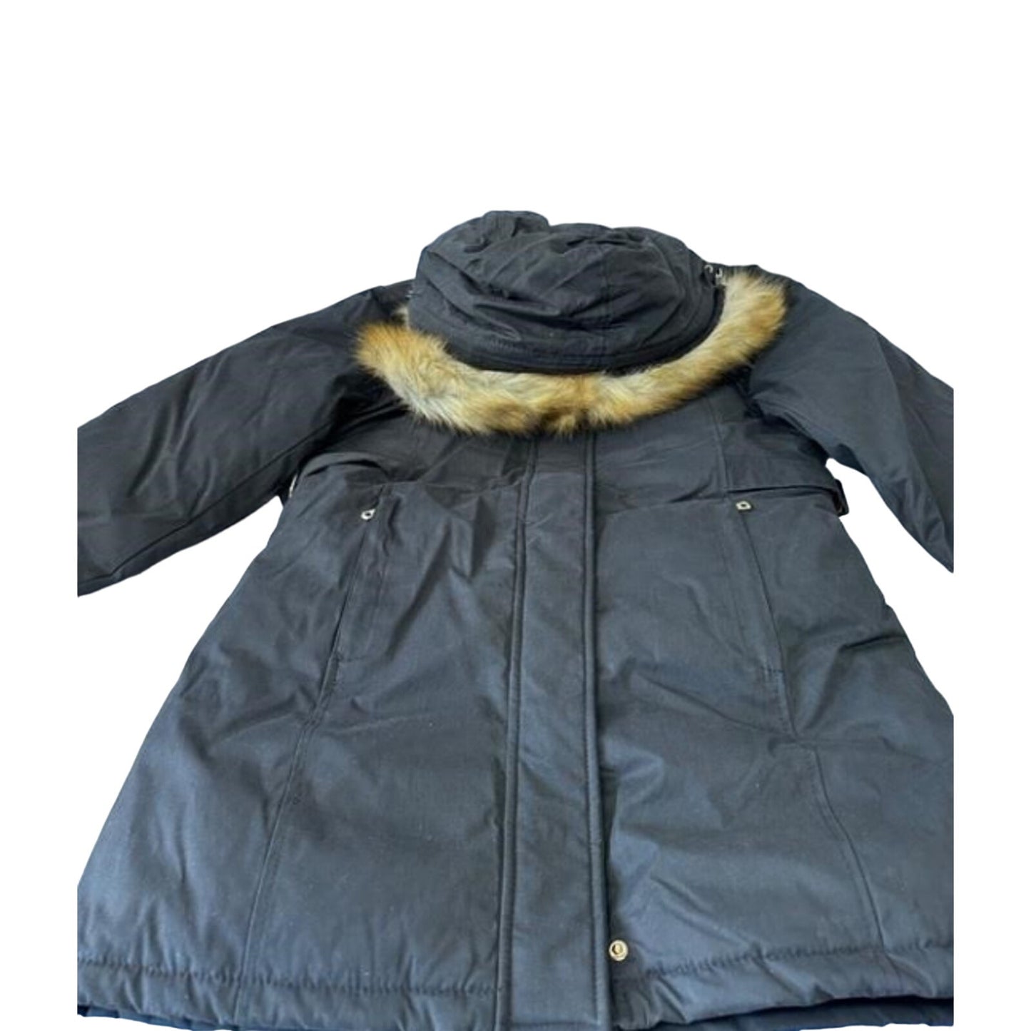 NWT Spire By Galaxy Women's Jenara Black Heavyweight Coat Jacket - Small