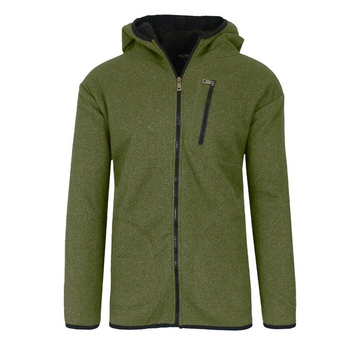 NWT Blu Rock New York Women's Sherpa Lined Full Zip Hoodie