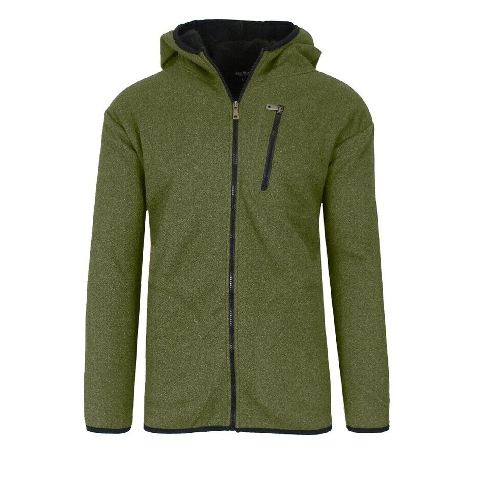 NWT Blu Rock New York Women's Sherpa Lined Full Zip Hoodie