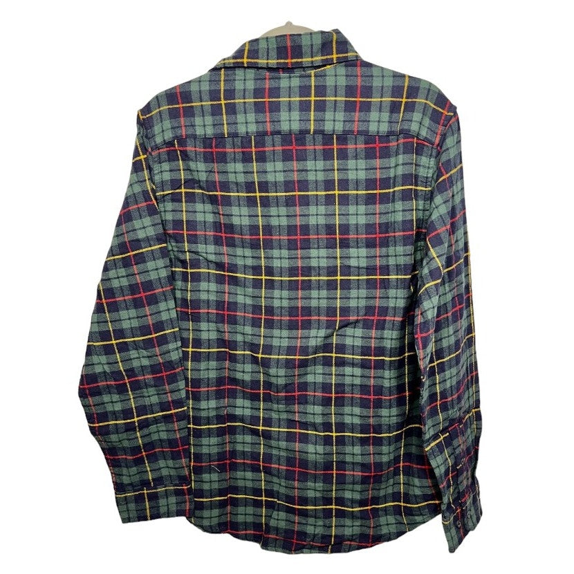 Men's Midweight Flannel Button-Down Shirt