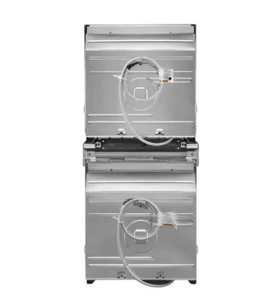 KitchenAid - 24" Built-In Electric Convection Double Wall Oven w/WiFi - Stainless Steel