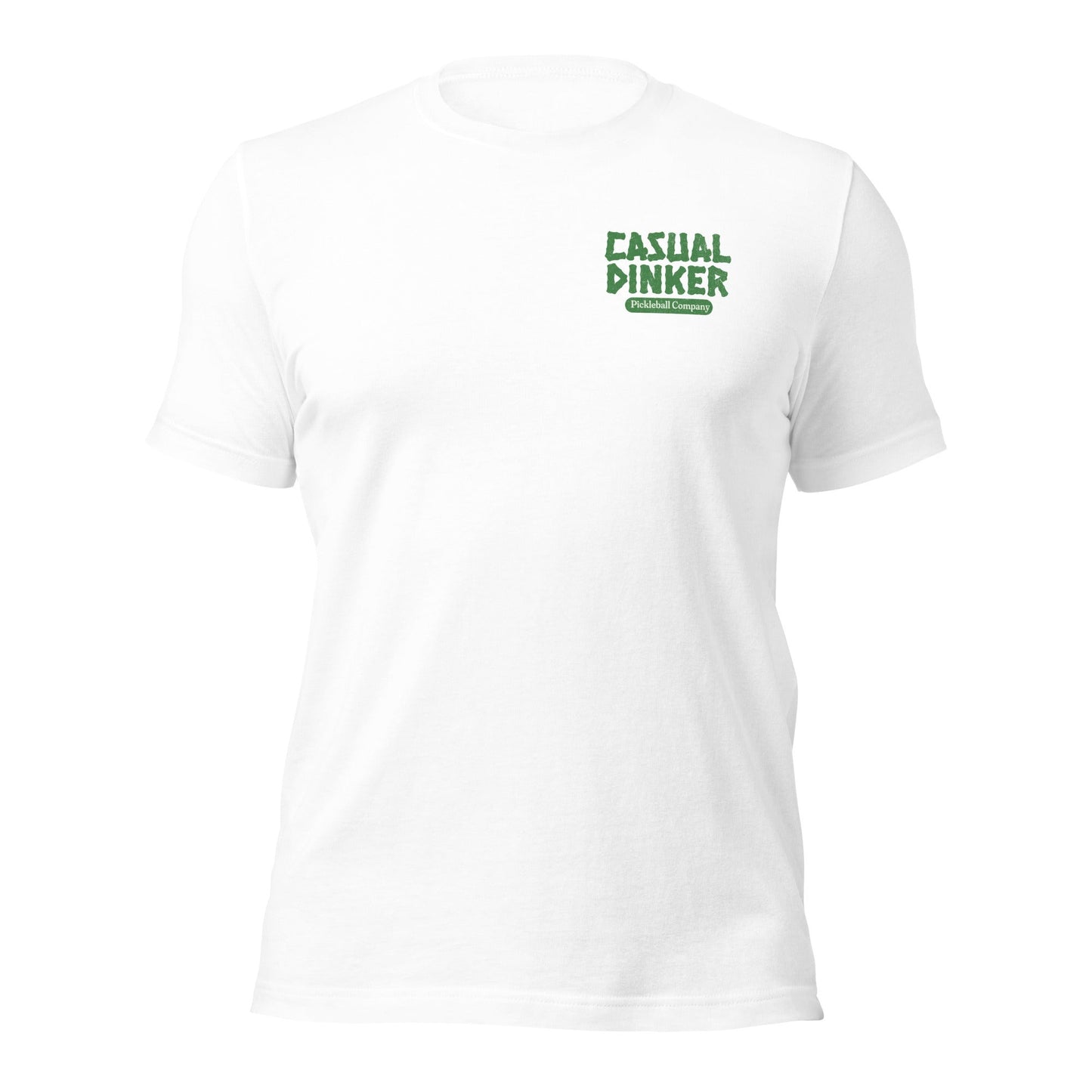Casual Dinker Pickleball Co, Dink Juice, Unisex T-shirt, White